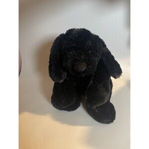 Toys R Us Black Lab Dog Animal Alley Plush 16” Floppy Soft ToyRus